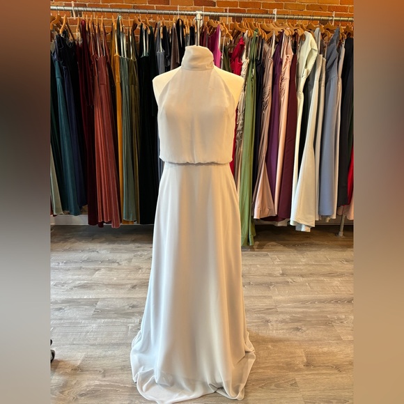 NEW - JENNY YOO - BRETT HIGH NECK DRESS - SIZE 12 - Picture 3 of 5